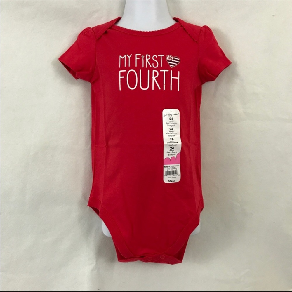 Infant bodysuit “My First Fourth” Independence Day